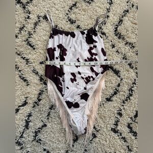 NWT Cow Print Costume size 8